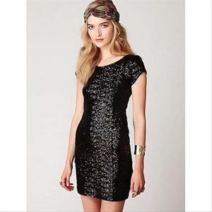 Free People Backstage Sequin Mini Dress